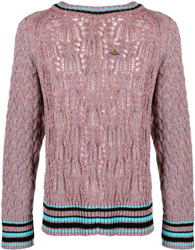 Vivienne Westwood Opengebreide trui Roze