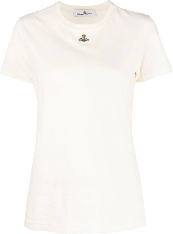 Vivienne Westwood T-shirt met borduurwerk Beige