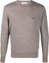Vivienne Westwood Trui met geborduurd Orb-logo Beige - Thumbnail 1