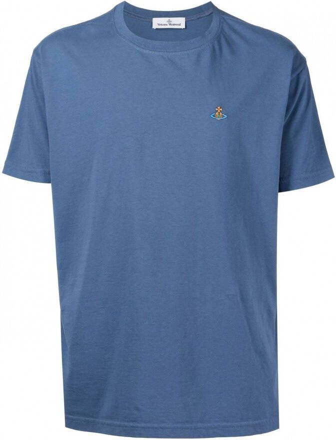 Vivienne Westwood T-shirt met ronde hals Blauw