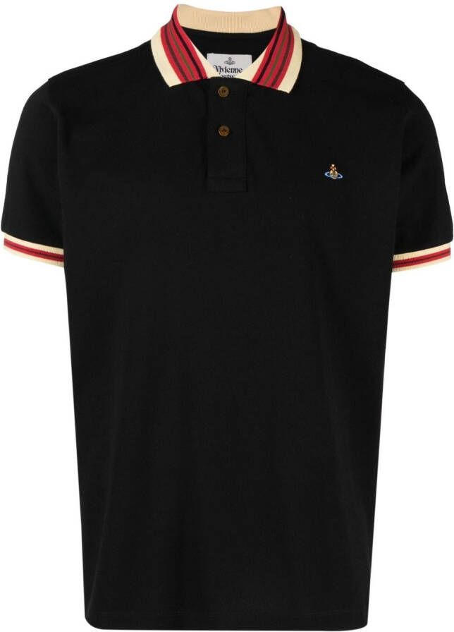 Vivienne Westwood Poloshirt met korte mouwen Zwart