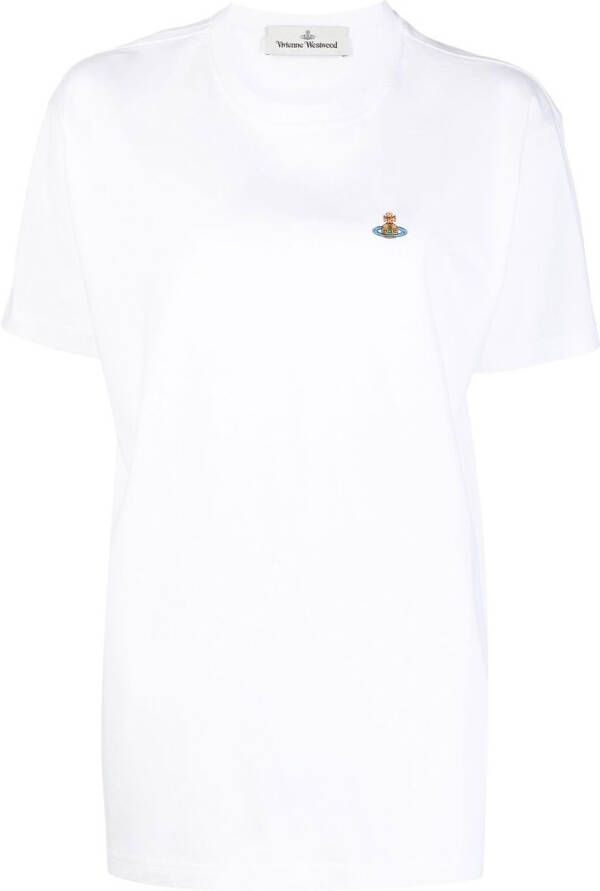 Vivienne Westwood T-shirt met patch Wit