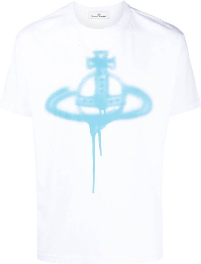 Vivienne Westwood T-shirt met print Wit