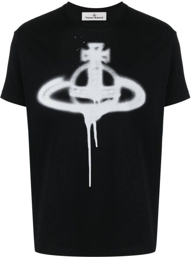 Vivienne Westwood T-shirt met print Zwart
