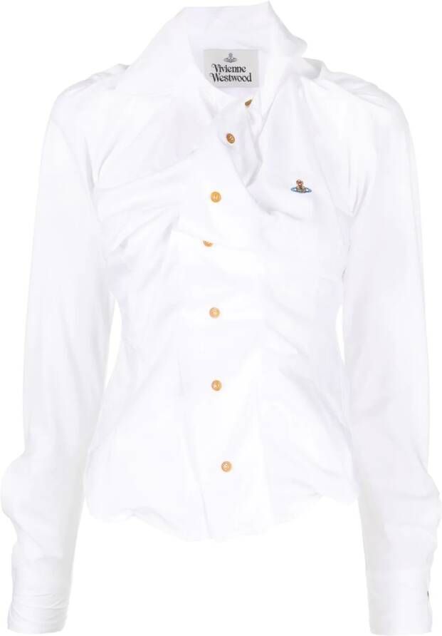 Vivienne Westwood Overhemd met logo Wit