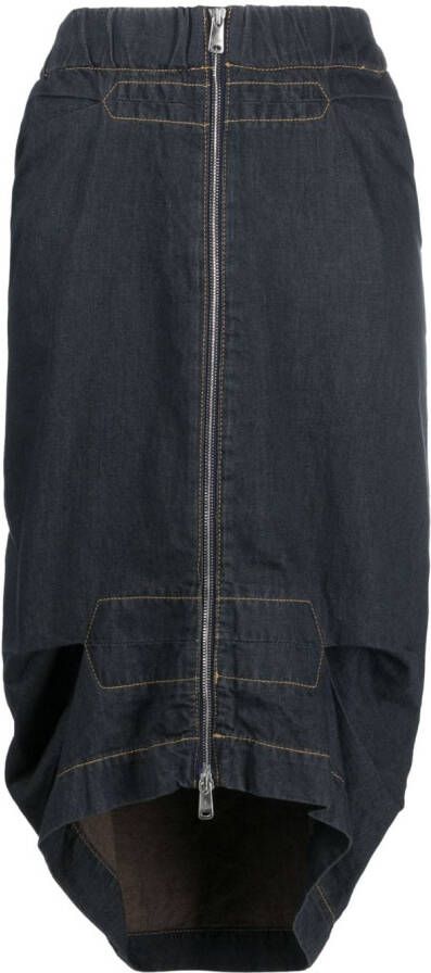 Vivienne Westwood Rok met asymmetrische afwerking Blauw