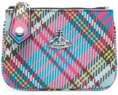 Vivienne Westwood Saffiano portemonnee Blauw