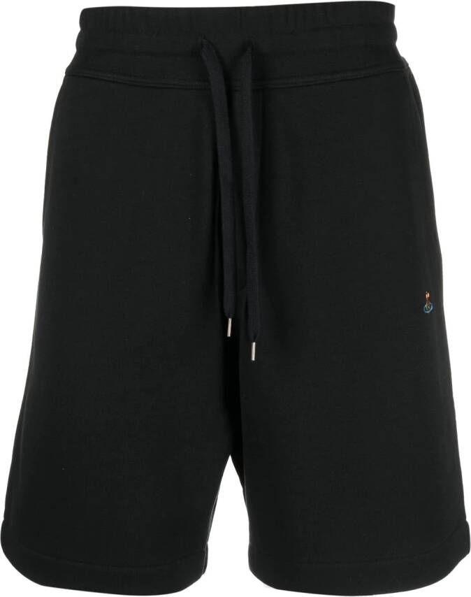 Vivienne Westwood Shorts met geborduurd logo Zwart