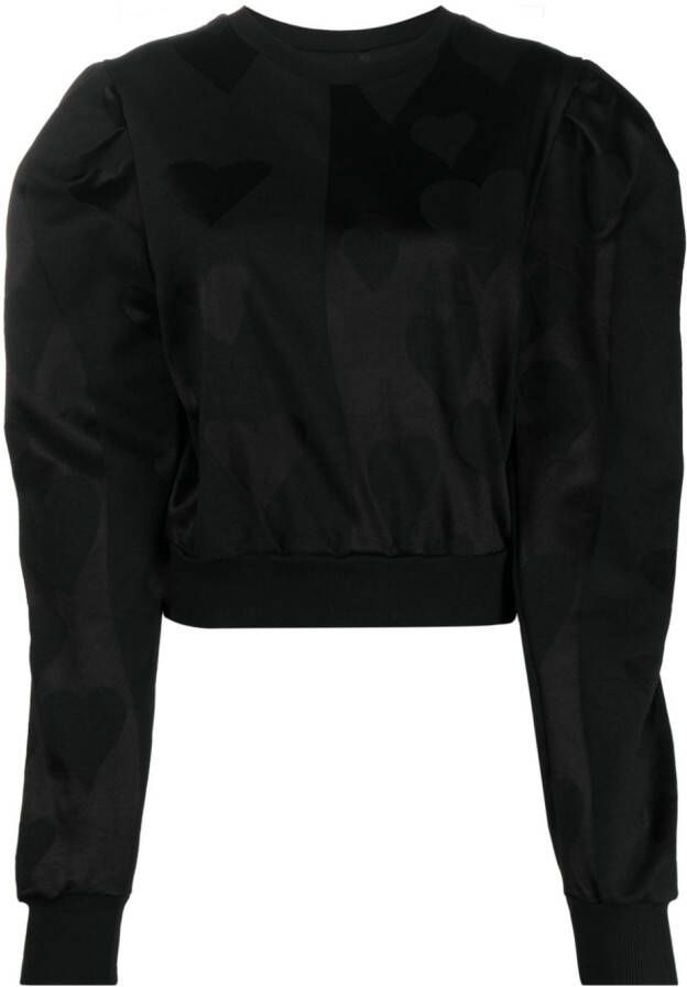 Vivienne Westwood Sweater met hartprint Zwart