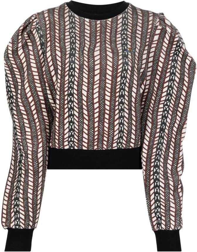 Vivienne Westwood Sweater met logo Rood