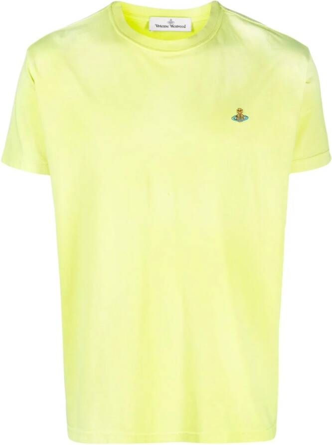 Vivienne Westwood T-shirt met borduurwerk Geel