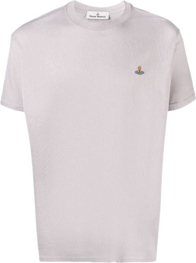 Vivienne Westwood T-shirt met borduurwerk Paars