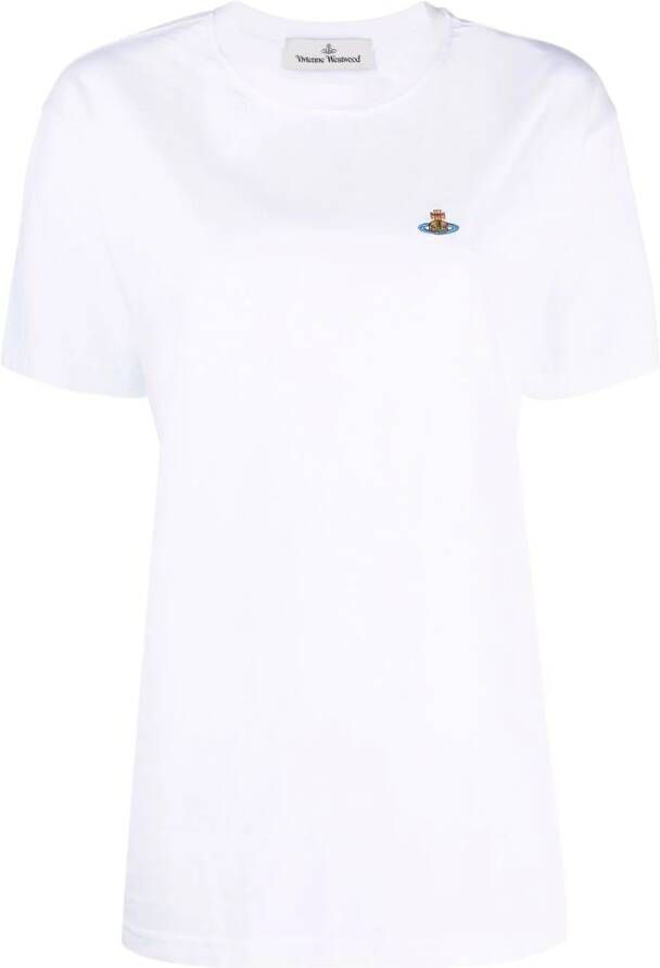 Vivienne Westwood T-shirt met borduurwerk Wit