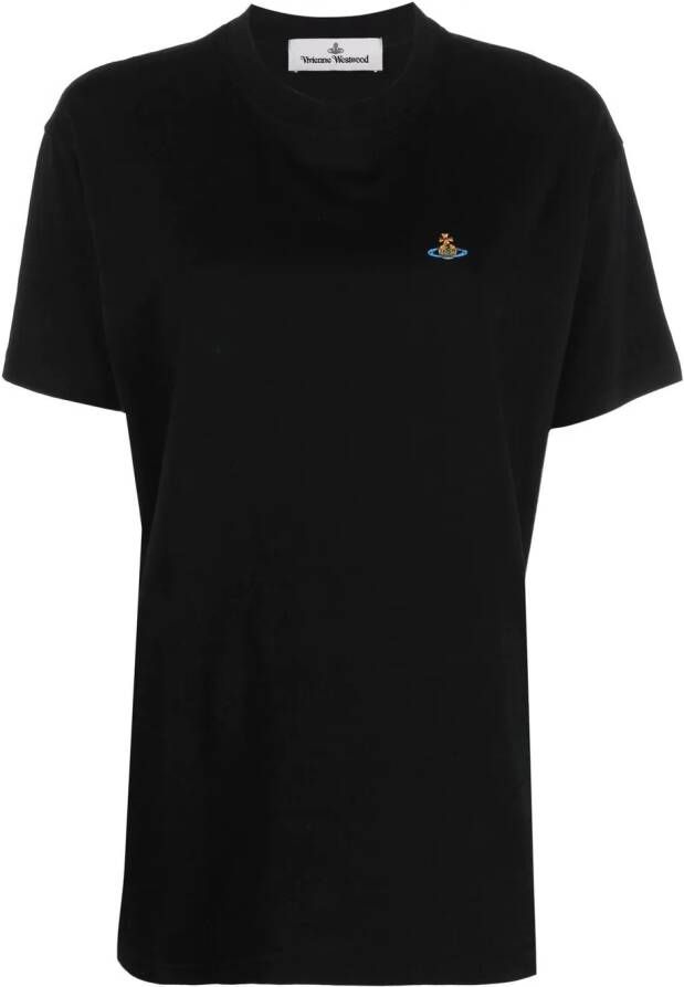 Vivienne Westwood T-shirt met borduurwerk Zwart