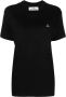 Vivienne Westwood T-shirt met geborduurd logo Zwart - Thumbnail 1