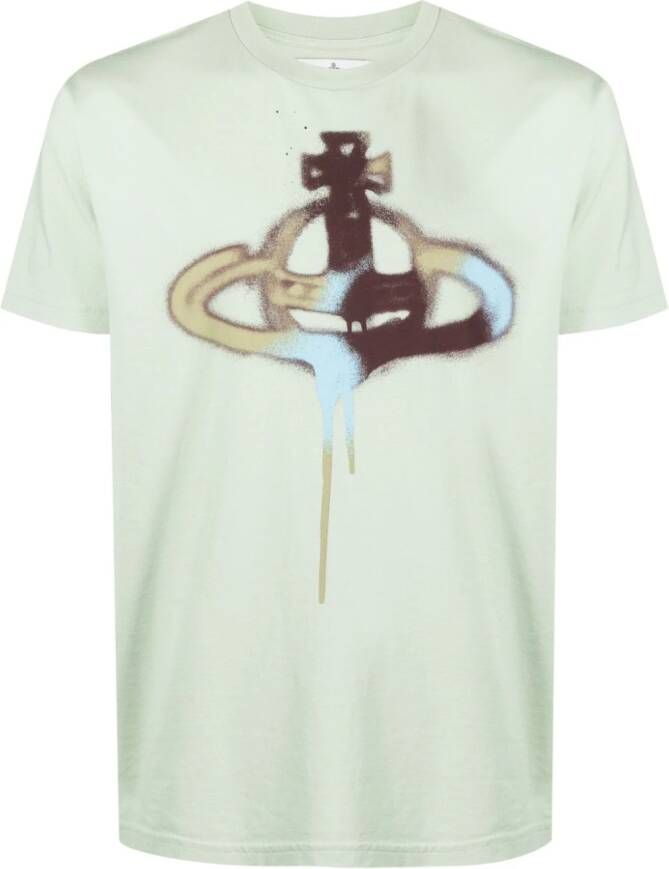Vivienne Westwood T-shirt met print Groen