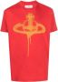 Vivienne Westwood T-shirt met print Rood - Thumbnail 1