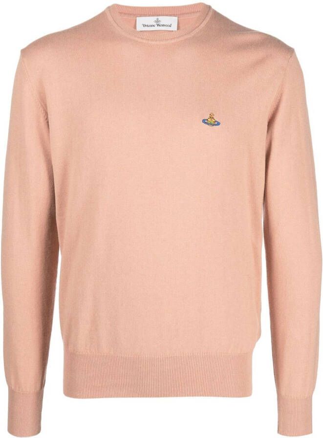 Vivienne Westwood Trui met geborduurd logo Beige