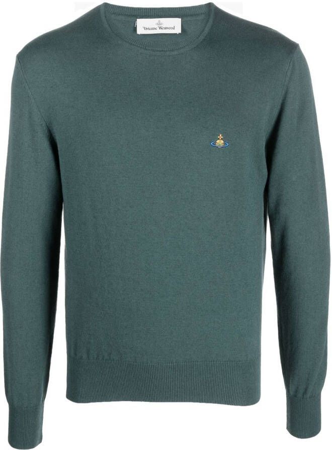 Vivienne Westwood Trui met geborduurd logo Groen