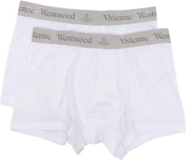 Vivienne Westwood Twee slips met logoband Wit