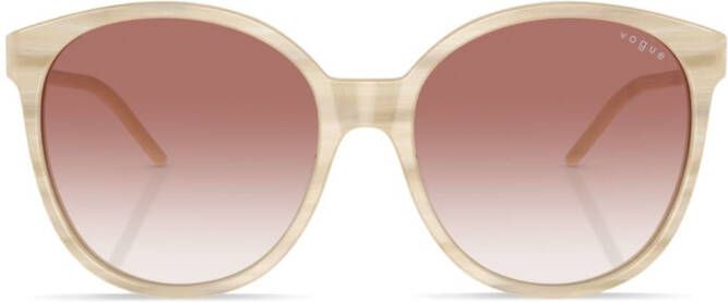 Vogue Eyewear Zonnebril met rond montuur Bruin