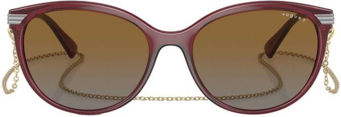 Vogue Eyewear Zonnebril met rond montuur Rood