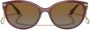 Vogue Eyewear Zonnebril met rond montuur Rood - Thumbnail 1