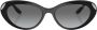 Vogue Eyewear Zonnebril met ovalen montuur Zwart - Thumbnail 1
