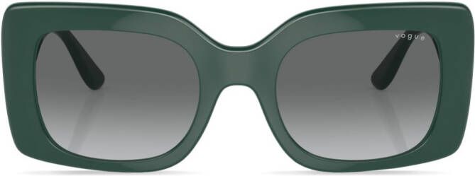 Vogue Eyewear Zonnebril met rechthoekig montuur Groen