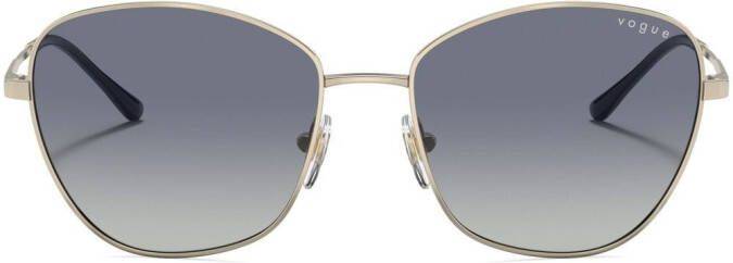 Vogue Eyewear Zonnebril met rond montuur Goud