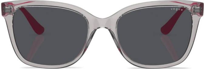 Vogue Eyewear Zonnebril met doorzichtig montuur Grijs