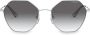 Vogue Eyewear Zonnebril met geometrisch rond montuur Zilver - Thumbnail 1