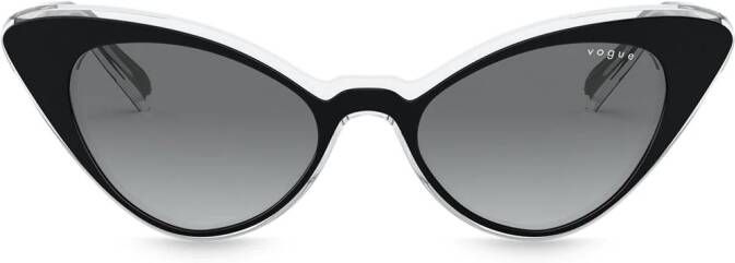 Vogue Eyewear Zonnebril met kattenoog montuur Zwart
