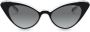 Vogue Eyewear Zonnebril met kattenoog montuur Zwart - Thumbnail 1