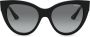 Vogue Eyewear Zonnebril met kattenoog montuur Zwart - Thumbnail 1
