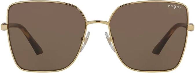 Vogue Eyewear Zonnebril met oversized montuur Goud