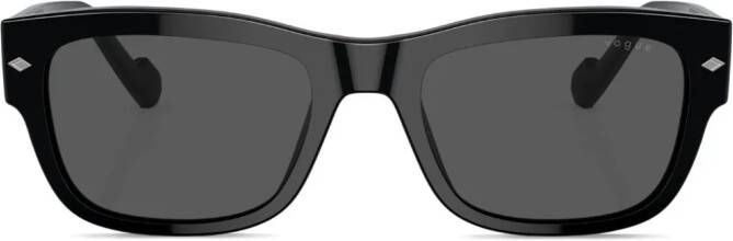Vogue Eyewear Zonnebril met rechthoekig montuur Zwart