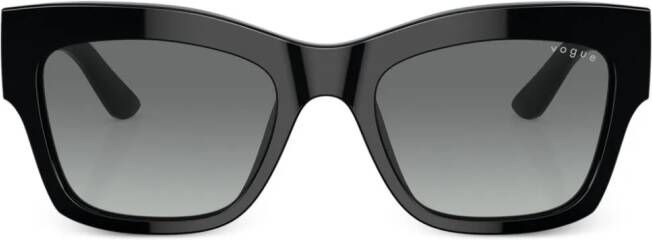 Vogue Eyewear Zonnebril met rechthoekig montuur Zwart