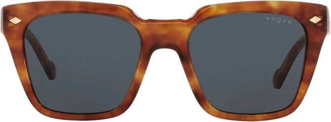 Vogue Eyewear Zonnebril met schildpadschild design Bruin