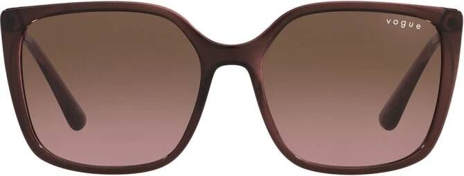 Vogue Eyewear Zonnebril met vierkant montuur Rood