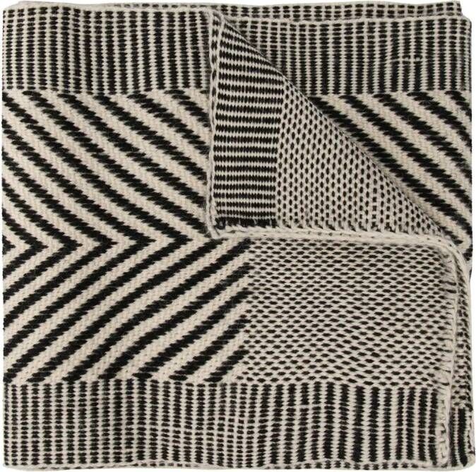 VOZ Chevron sjaal Zwart