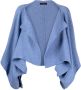 VOZ Cropped bolero Blauw - Thumbnail 1