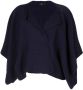 VOZ Gebreide bolero Blauw - Thumbnail 1