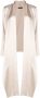 VOZ Satijnen blouse Beige - Thumbnail 1