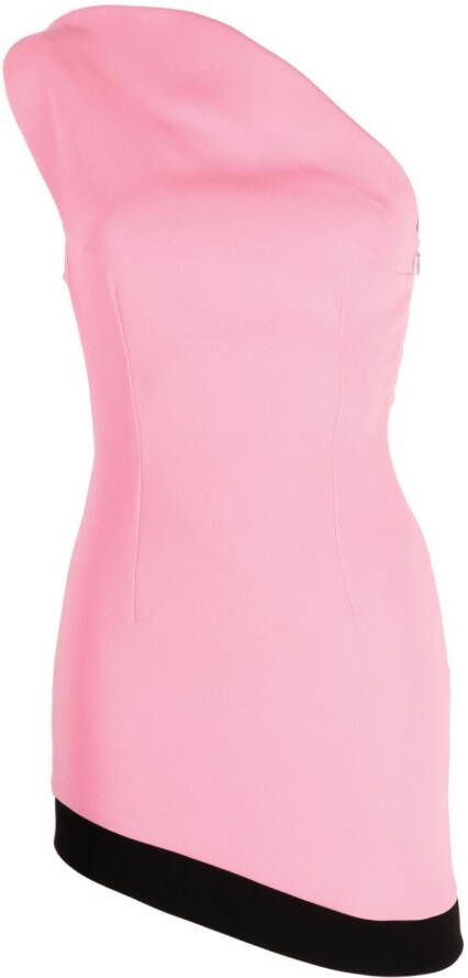 V:PM ATELIER Asymmetrische mini-jurk Roze