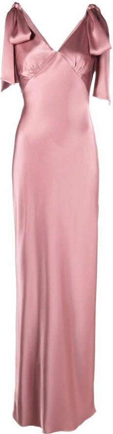 V:PM ATELIER Avondjurk met V-hals Roze