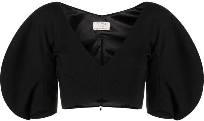 V:PM ATELIER Cropped top Zwart