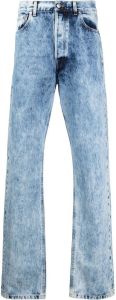 VTMNTS Jeans met acid-wassing Blauw