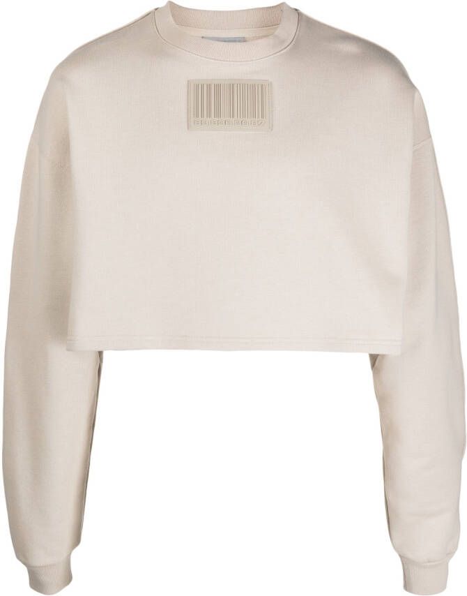 VTMNTS Cropped sweater Beige