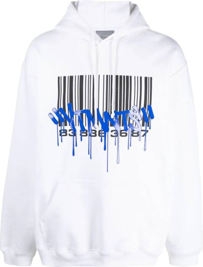 VTMNTS Sweater met graffiti-print Wit